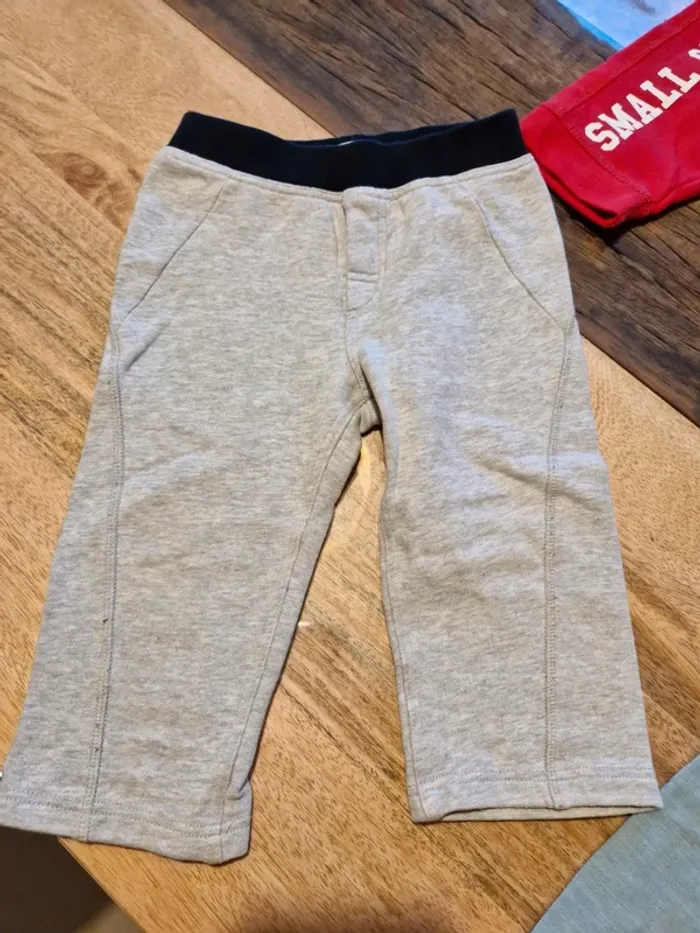 Lot 5 pantalons 12 mois jogging - photo numéro 2