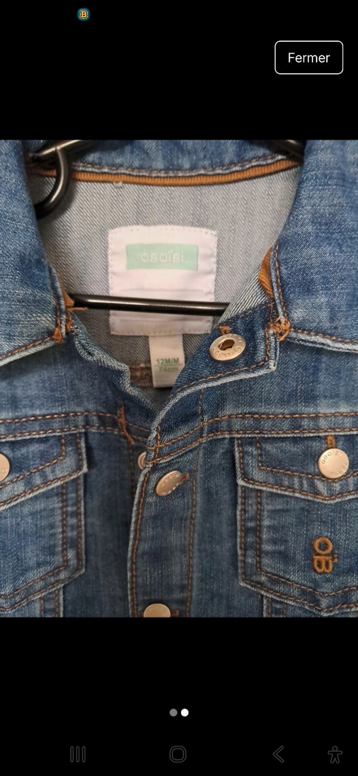 Veste en jeans - photo numéro 2