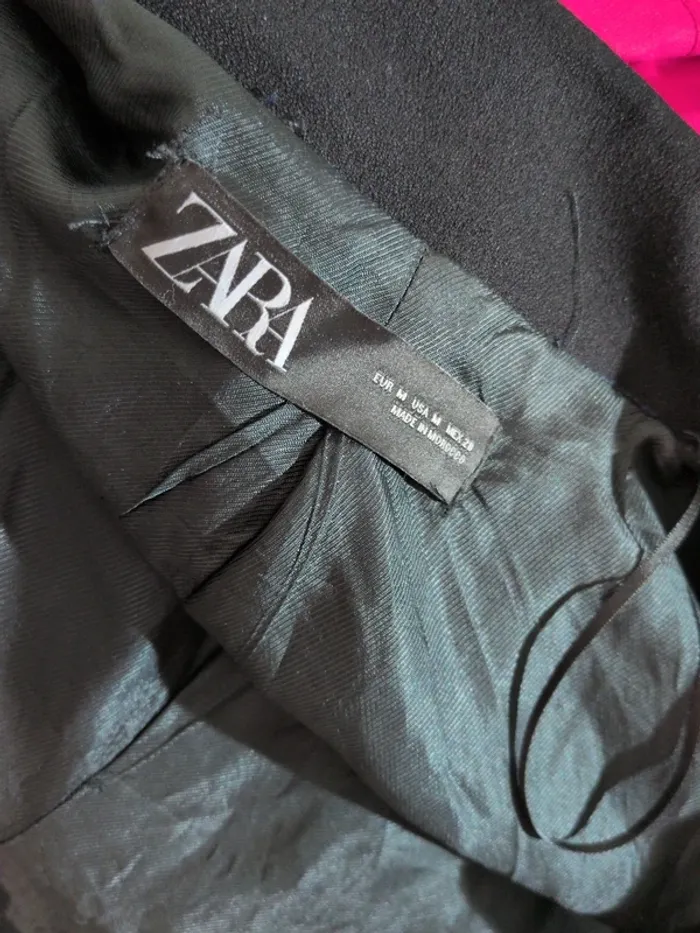 Veste longue ZARA – Noire – Taille M - photo numéro 4
