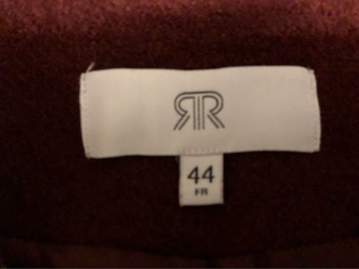 AN53- Manteau long épais bordeaux T44++  NEUF - photo numéro 11