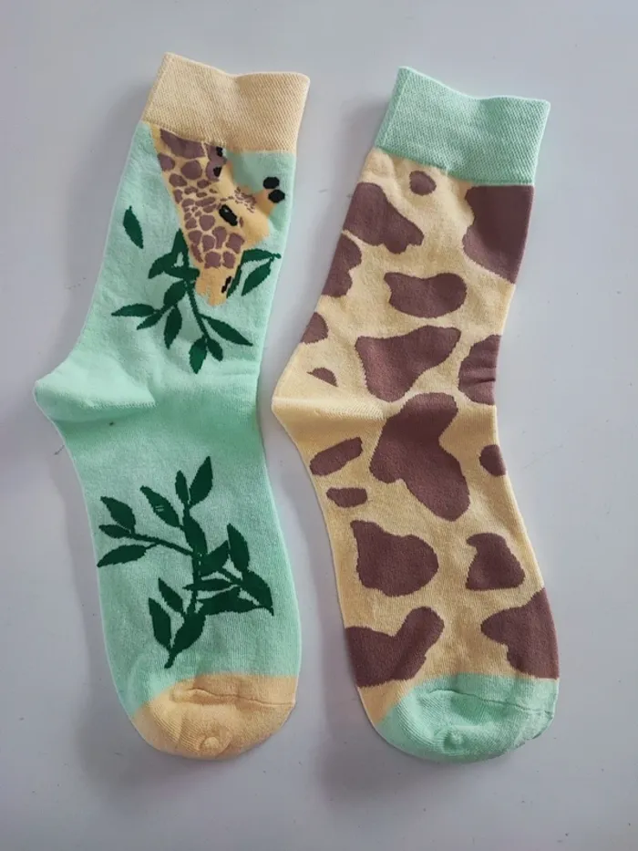 Paire de chaussettes dépareillées