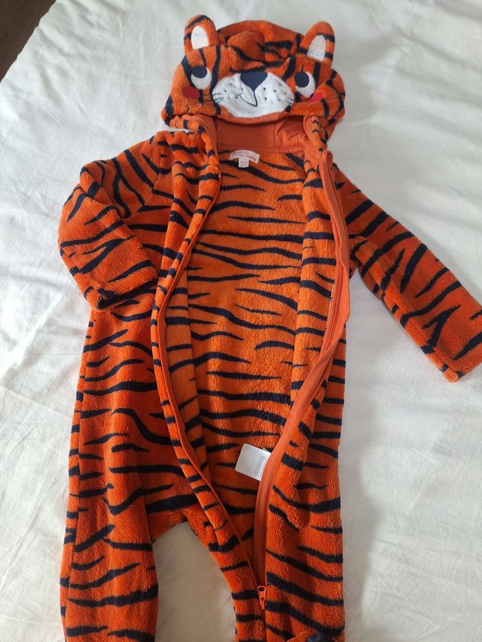 Combinaison/Pyjama/Déguisement Tigre 18 mois DPAM - photo numéro 4