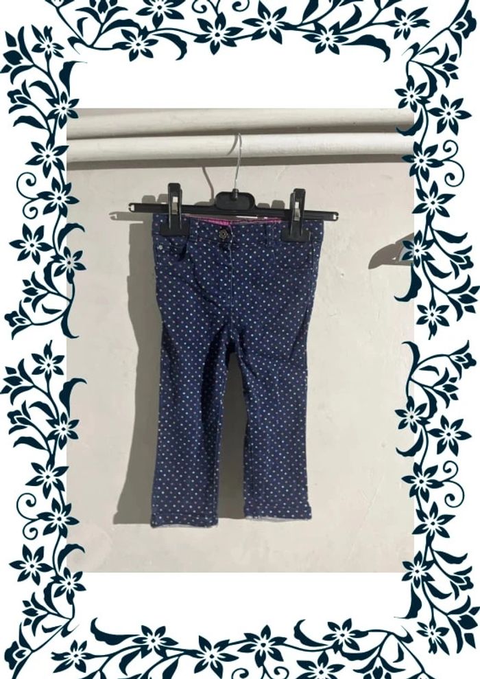 Pantalon à pois multicolore 18 mois