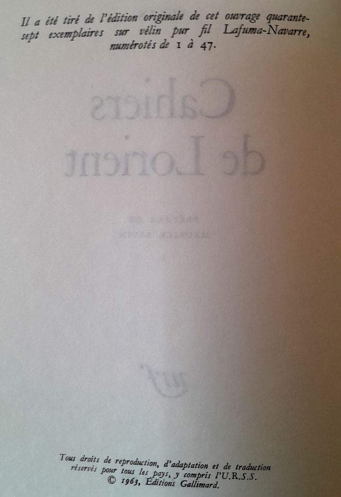 Alain (philosophe), Cahiers de Lorient tome 1 et 2 - photo numéro 7