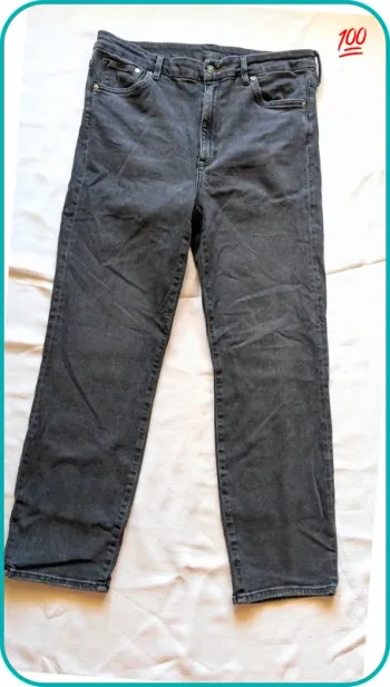 Jeans taille haute slim femme 44