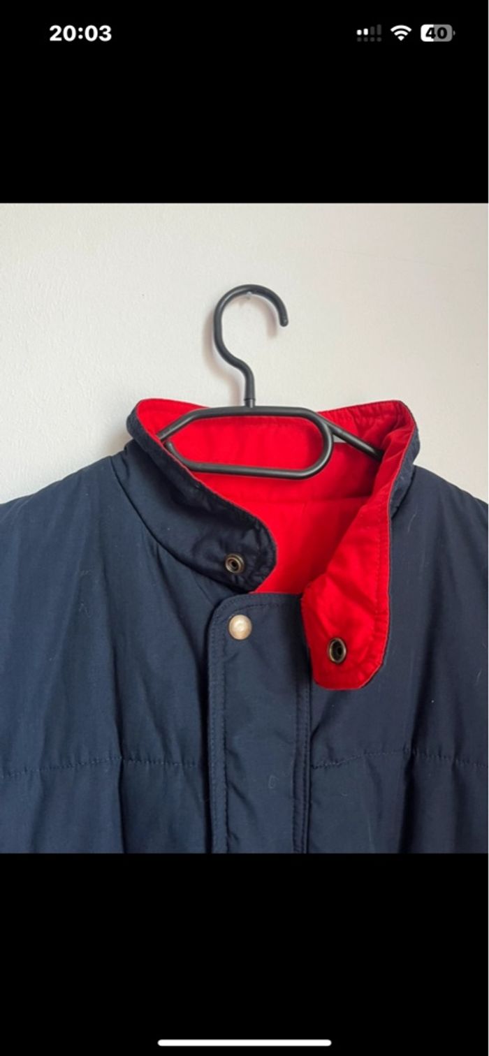 Veste sans manches réversible bleu marine et rouge mixte taille XL garçon et 46 femme - photo numéro 2