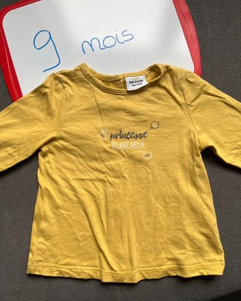 Teeshirt manches longues TAO 9 mois