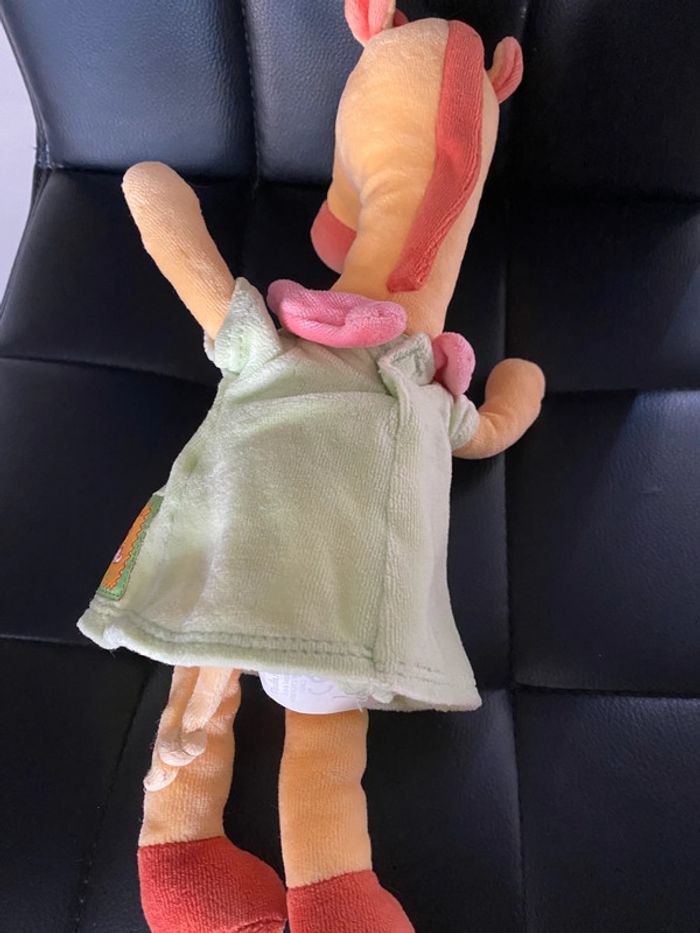 Doudou girafe Moulin Roty les loustics 30cm - photo numéro 4