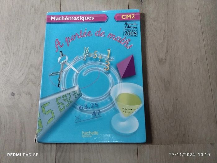 Manuel à portée de maths cm2