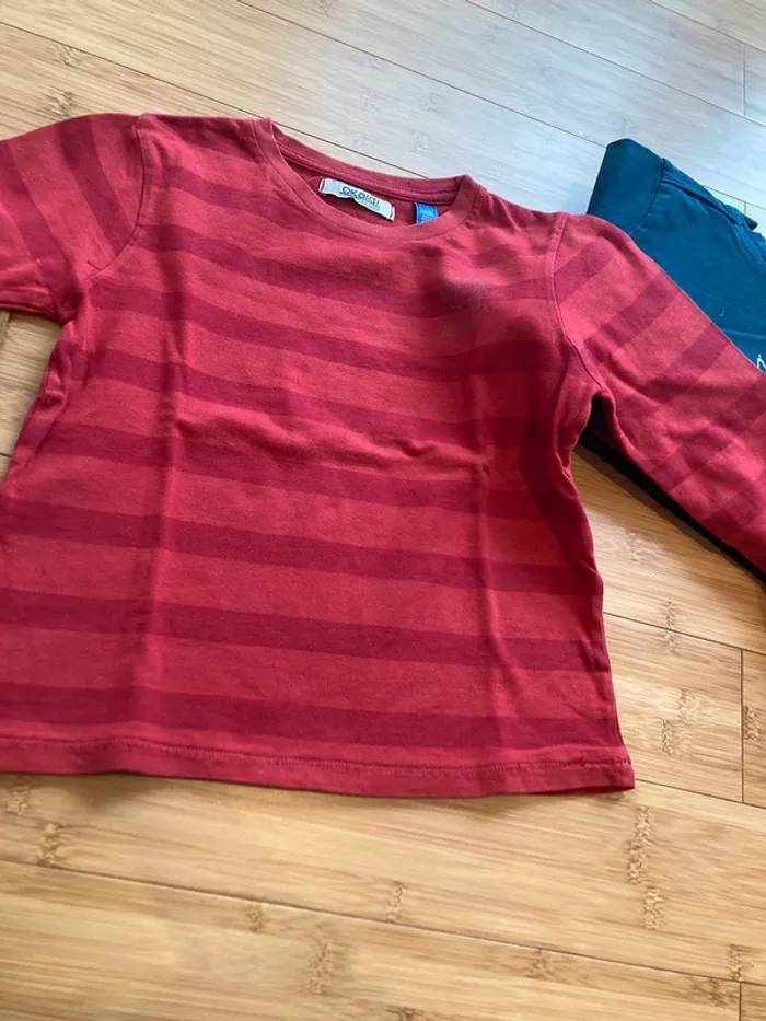 6 ans - Set 6 pièces - 3 sous pull et 3 t-shirt manches longues - photo numéro 6