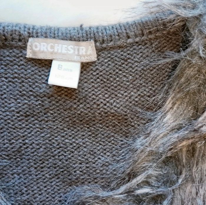 Gilet fourrure sans manches 8 ans - photo numéro 3