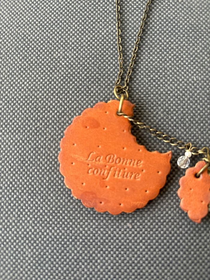 Collier sautoir Misako biscuit - photo numéro 3