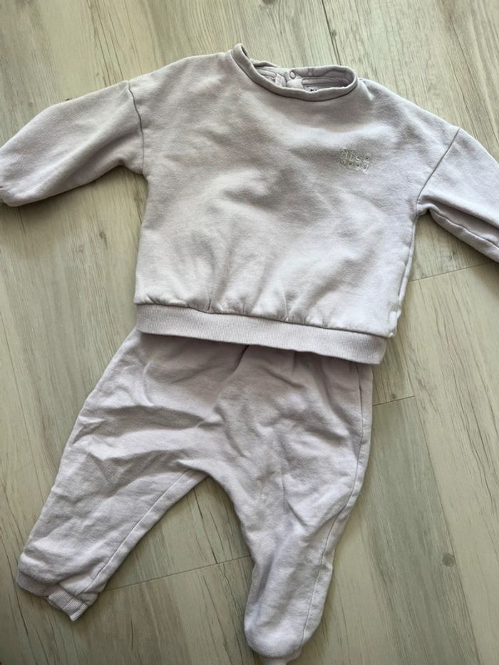 Ensemble jogging violet Lila bébé fille - photo numéro 2