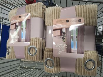 Lot de 2 rideaux molletonnes