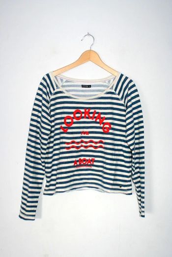 Sweat rayé Bonobo Jeans taille XL