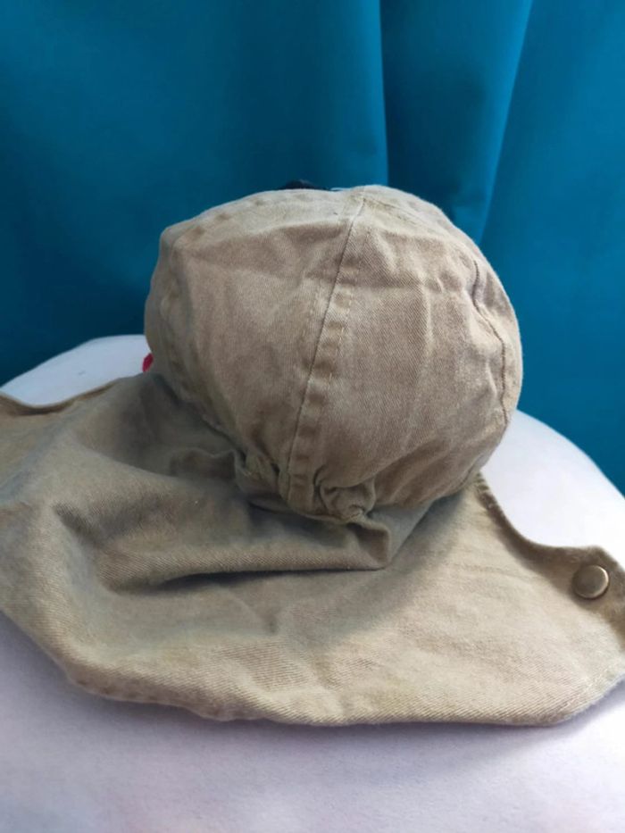 Casquette en jean style saharienne vintage – 100% coton - photo numéro 10