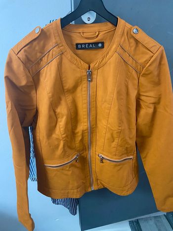 Brèal veste semi cuir 42