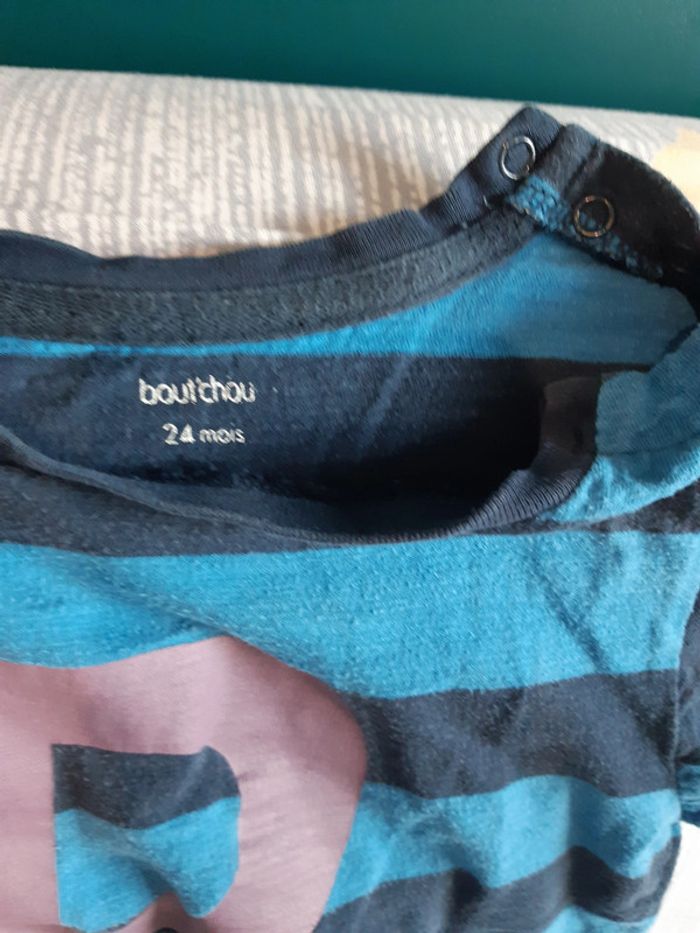 T shirt manches courtes 2ans bout'chou - photo numéro 2