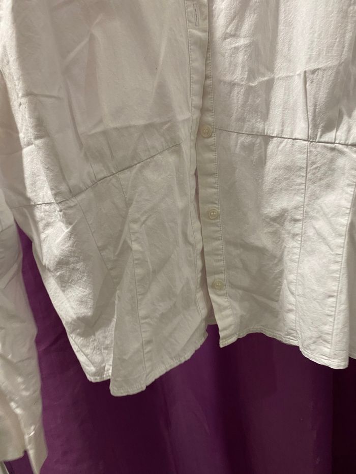 Chemisier corset blanc