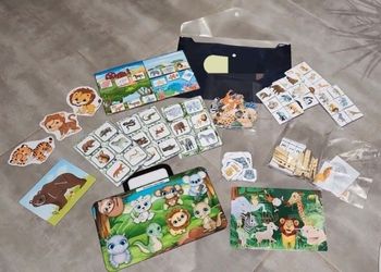Jeux plastifiés à thème ANIMAUX SAUVAGES