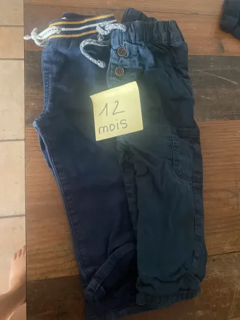 Lot pantalon 12 mois