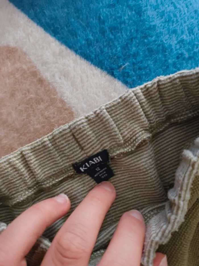 Pantalon sarouel kaki 12 mois Kiabi - photo numéro 3