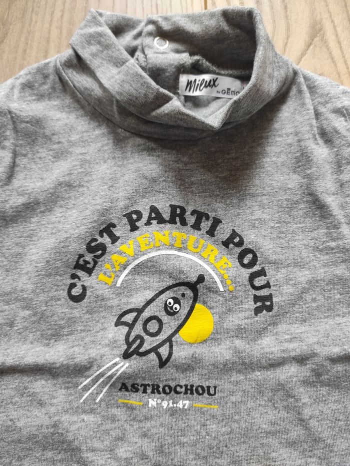T-shirt manches longues 6 mois Gémo - photo numéro 2