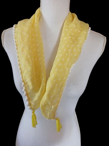 Foulard impression coeurs