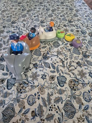 Playmobil 123 train des animaux