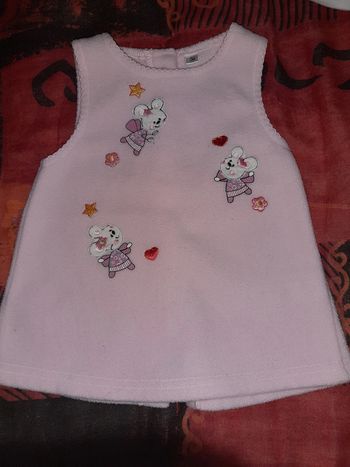 Petite robe hivers rose 3mois