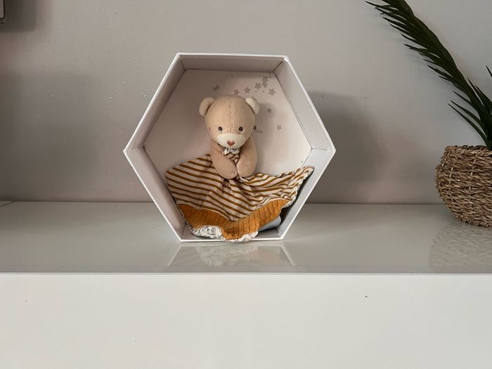 Doudou ours  Doudou et compagnie  Neuf  Vendu sans boite                #bebefille6mois_candysand    #bebegarcon #naissance #naissancegarcon #nourrisson #maternité #sacfemme #grossesse #ensemblebebe #prixnegociable #prixlots #chauffebiberon #éveil #eveilb
