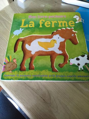Mon livre pochoir la ferme