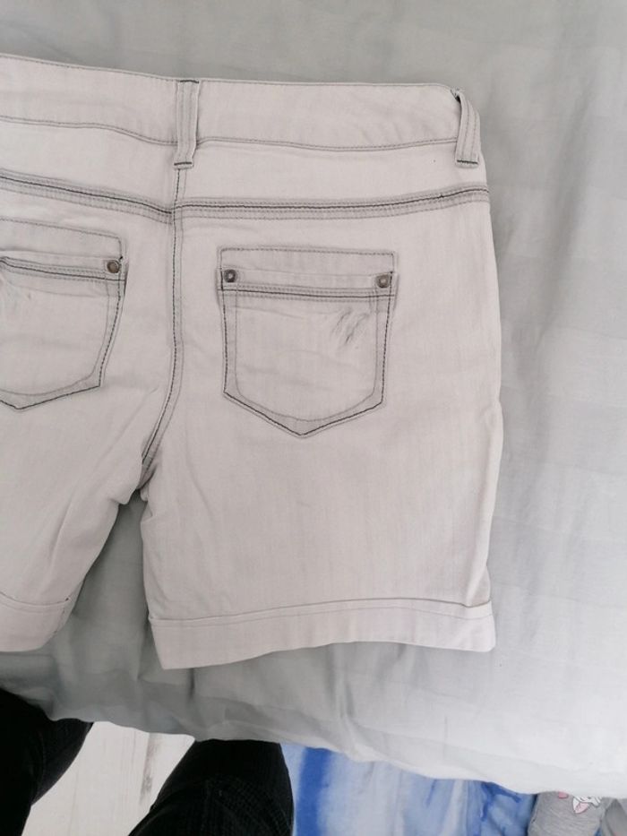 Short en jean camaïeu taille 40.. - photo numéro 6