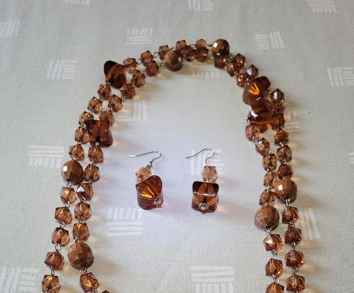 Collier + boucles fantaisie - photo numéro 2