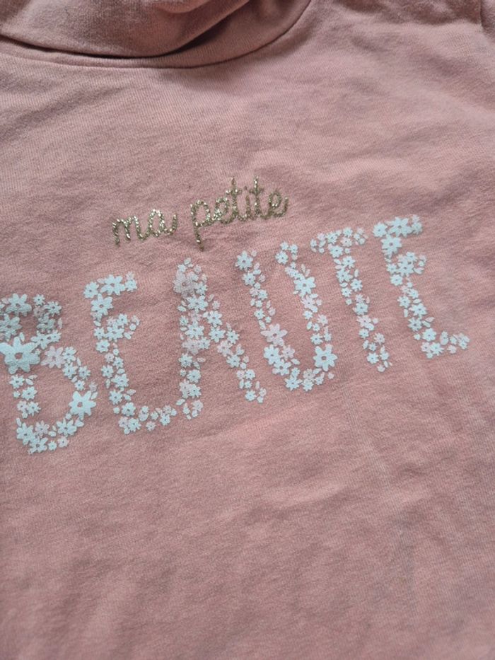 Haut col roulé rose fille – 23 mois – Tape à l’œil 🌟 - photo numéro 4