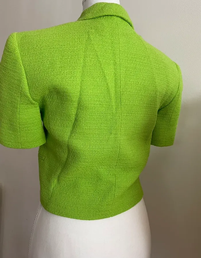 Veste blazer Zara cropped croisée taille XS - photo numéro 6
