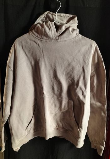 Sweat à capuche beige