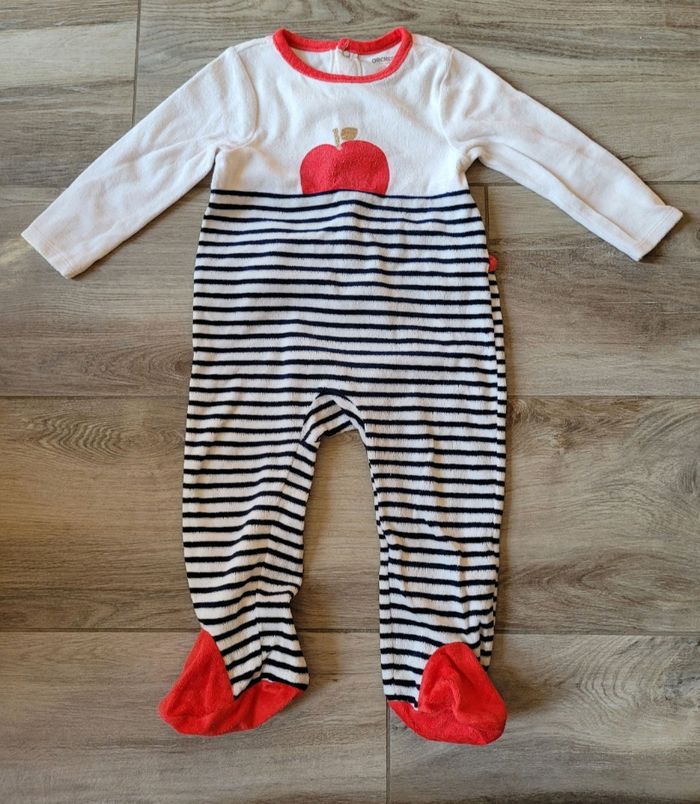 Lot de 3 pyjamas velours taille 24 mois - photo numéro 8