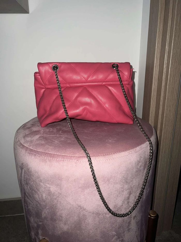 Sac rose matelassé Tendance - photo numéro 4