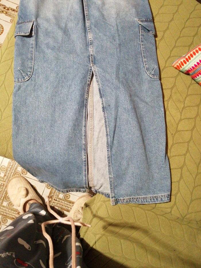 Jupe longue en jean zara - photo numéro 6