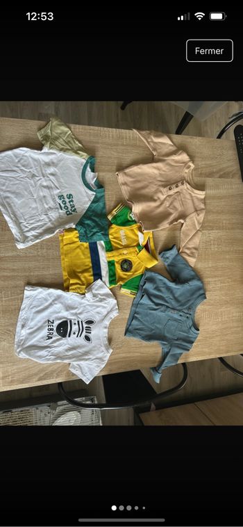 Lot de t-shirt bébé garçon