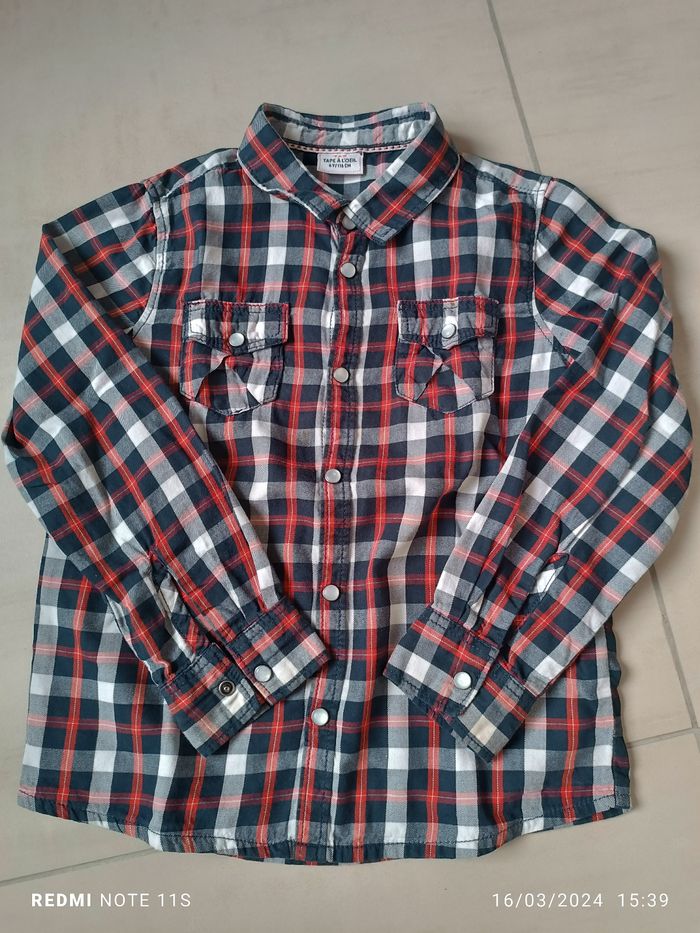 Chemise manches longues