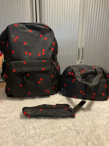 Ensemble 3 pcs « cerises » neuf