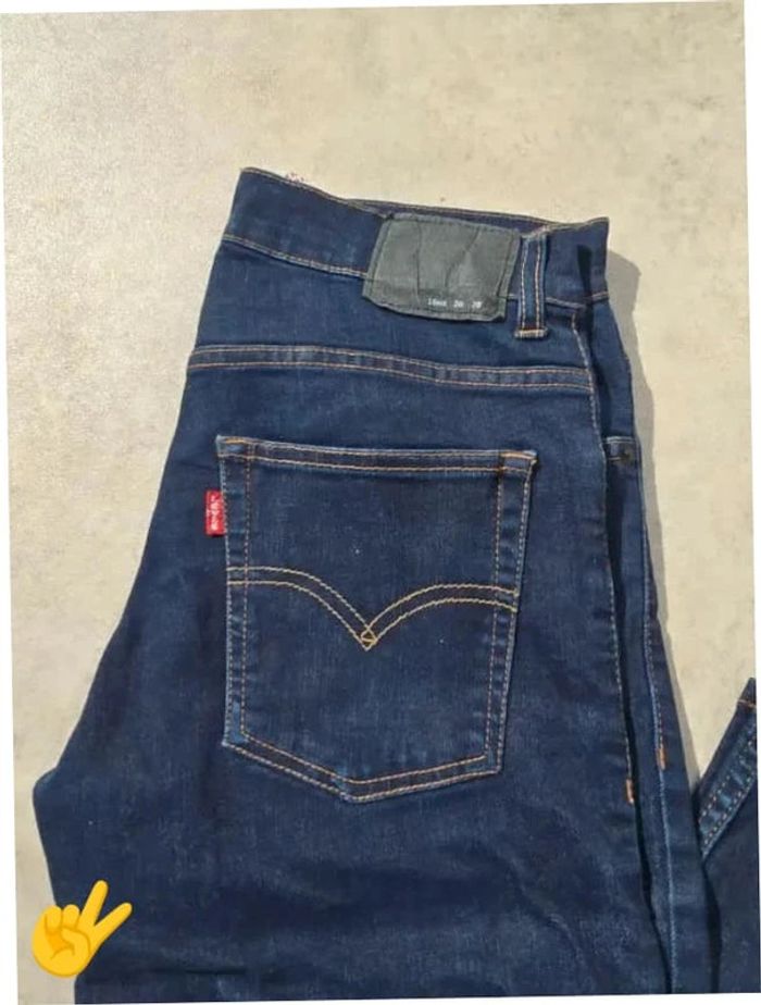 Jeans Levi's 511 W28|FR38 coupe patte d’eph bleu marine Femme-Women pan356 - photo numéro 2