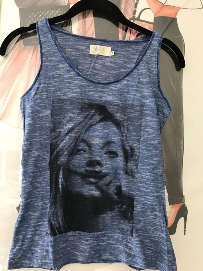 Débardeur Little eleven paris 14ans Kate Moss