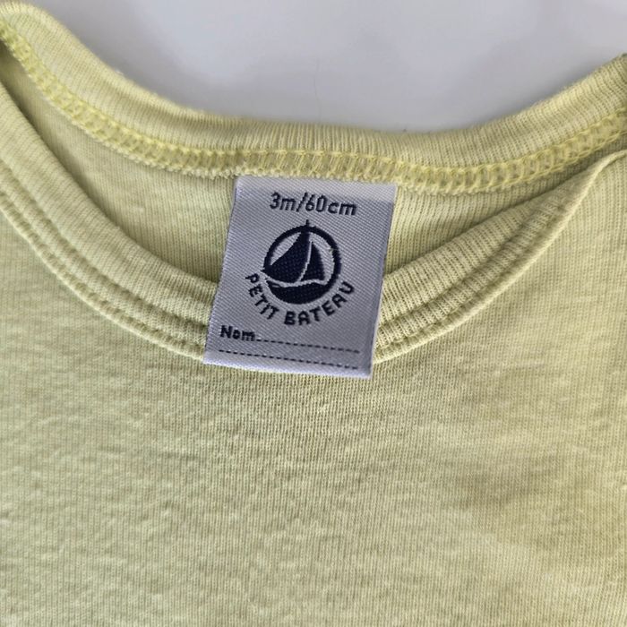 Bodie manches courtes- petit bateau - 3 mois - photo numéro 3