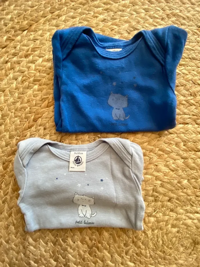 2 body petit bateau 3 mois