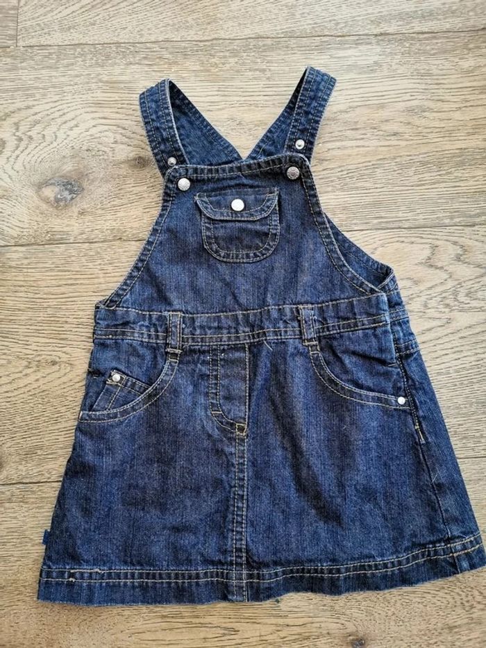 Salopette jupe jean obaibi 6m