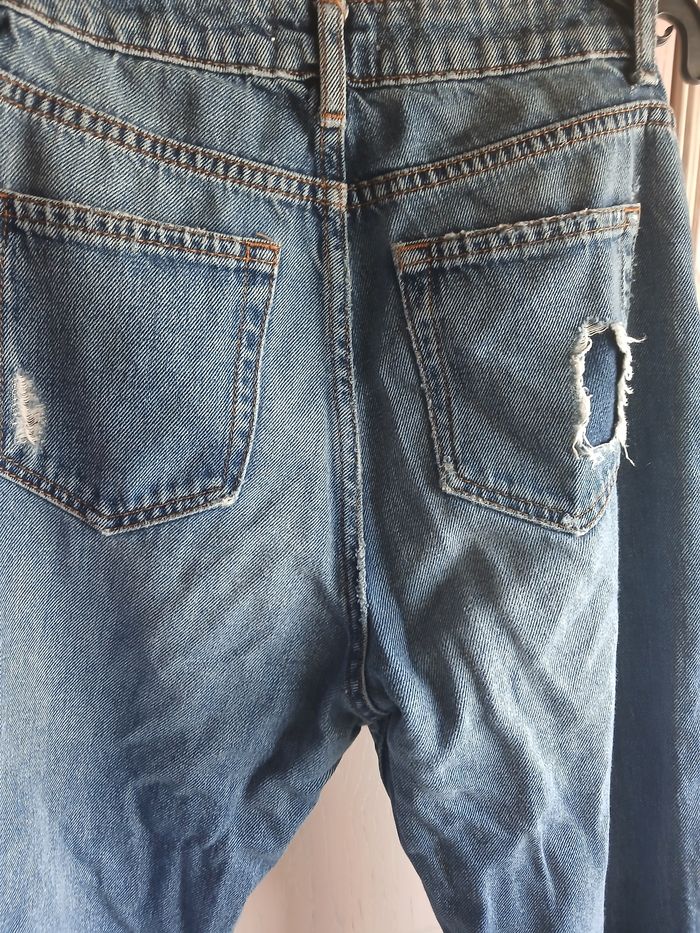 Jeans troués T34 bleu - photo numéro 8