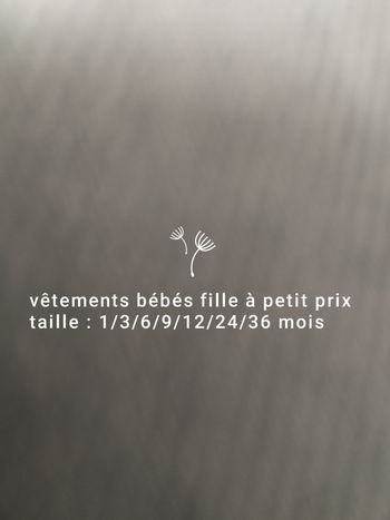 Vêtements bébé fille